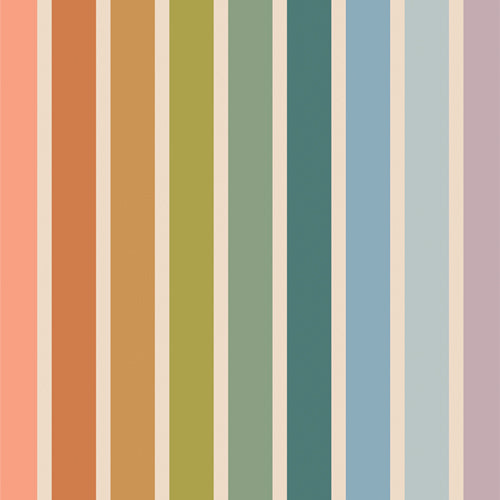 Slow Summer | Summer Stripe in Canvas
