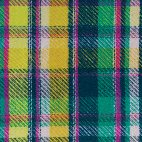 Highlands Flannel | Royal Plaid Sunrise
