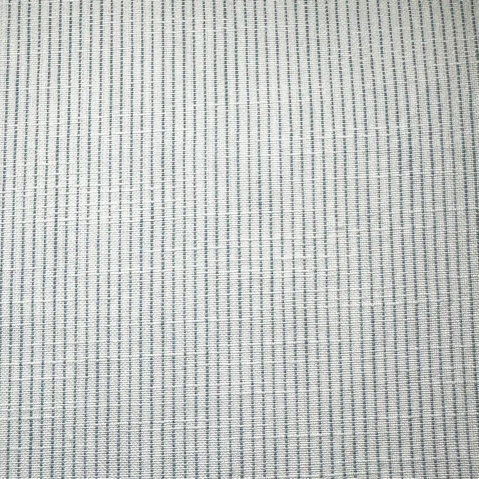 Mini Woven Details | Pinstripe in Chambray Blue