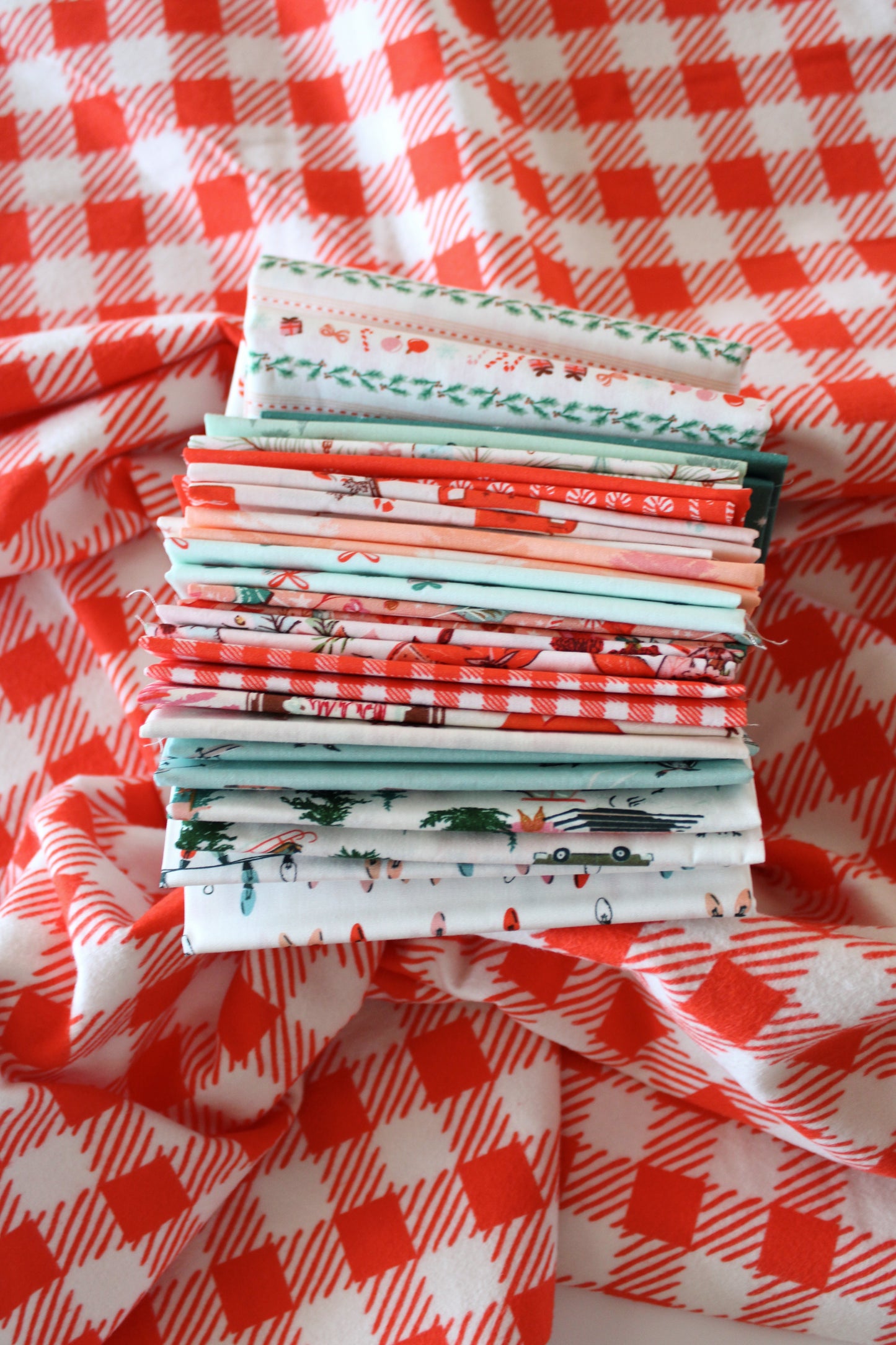 Flannel | Checkered Charm | Christmas in the Cabin