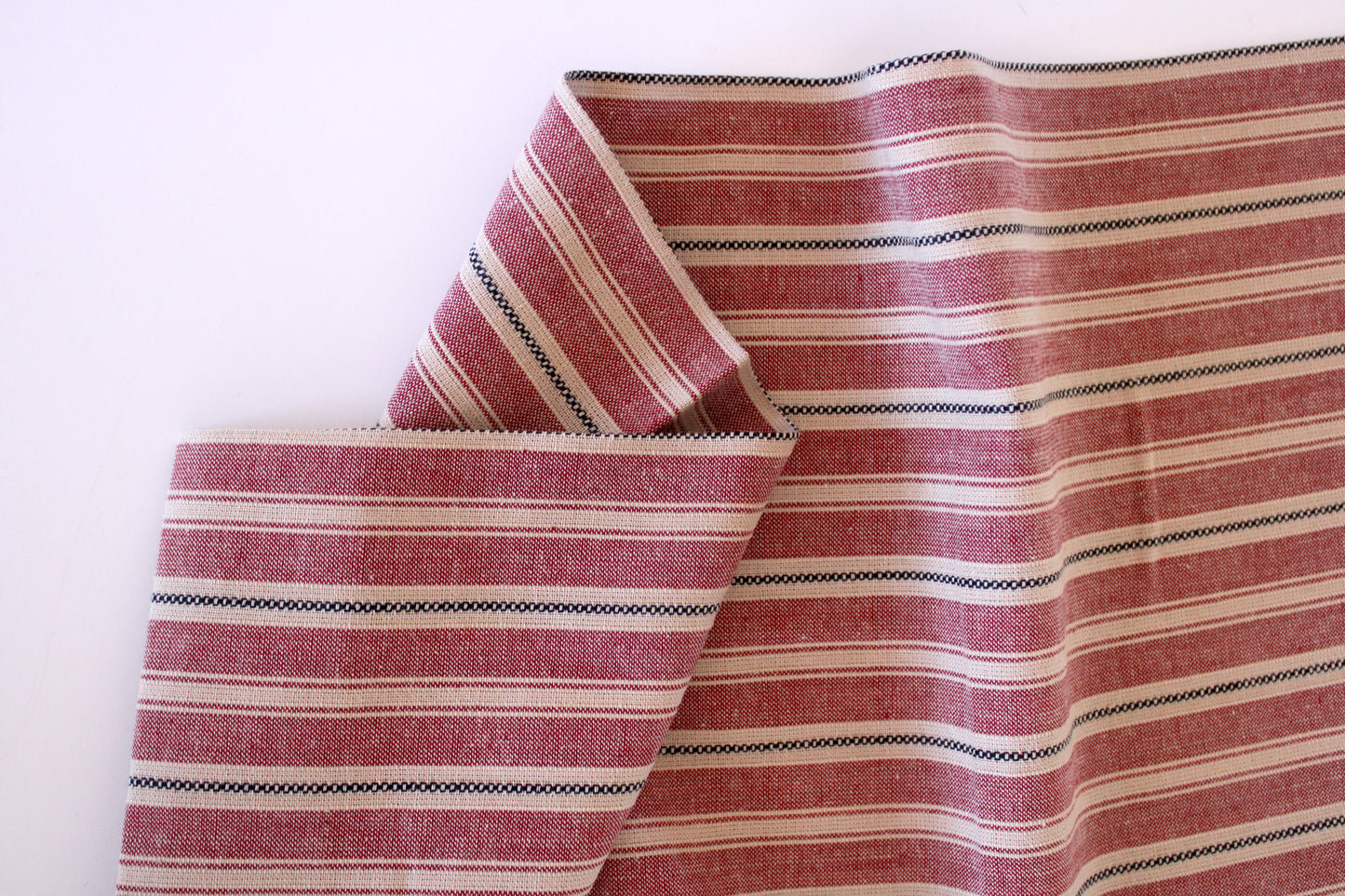 Americana Vintage Stripe | Red Black Dobby