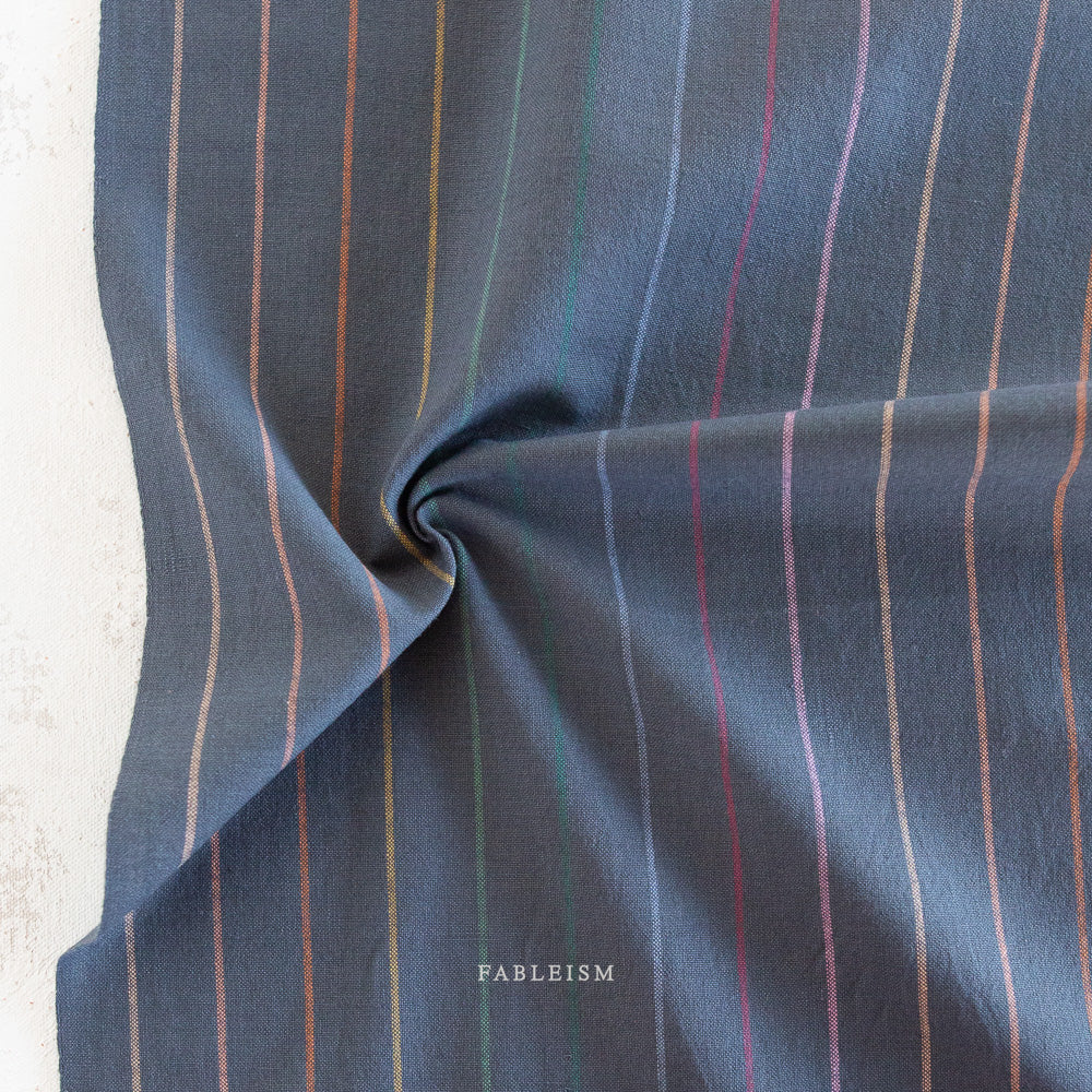 Lucky Loom | Skinny Stripe in Dark Rainbow