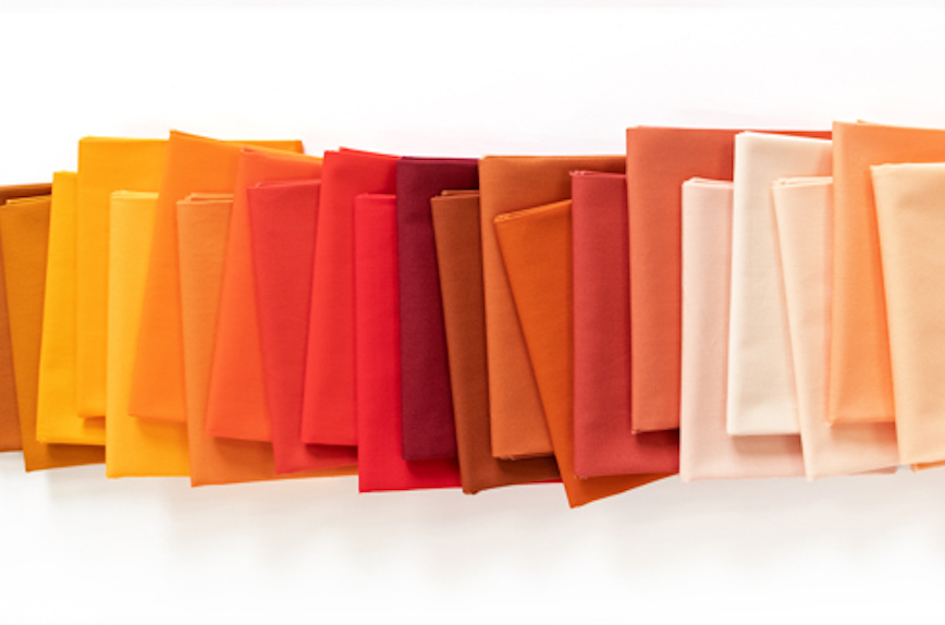 PURE Solids | Harvesting Edition Fat Quarters | 22 Count