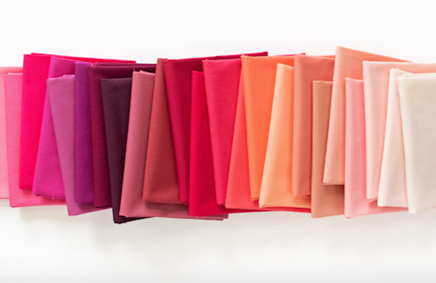 PURE Solids | Blossoming Edition Fat Quarters | 23 Count