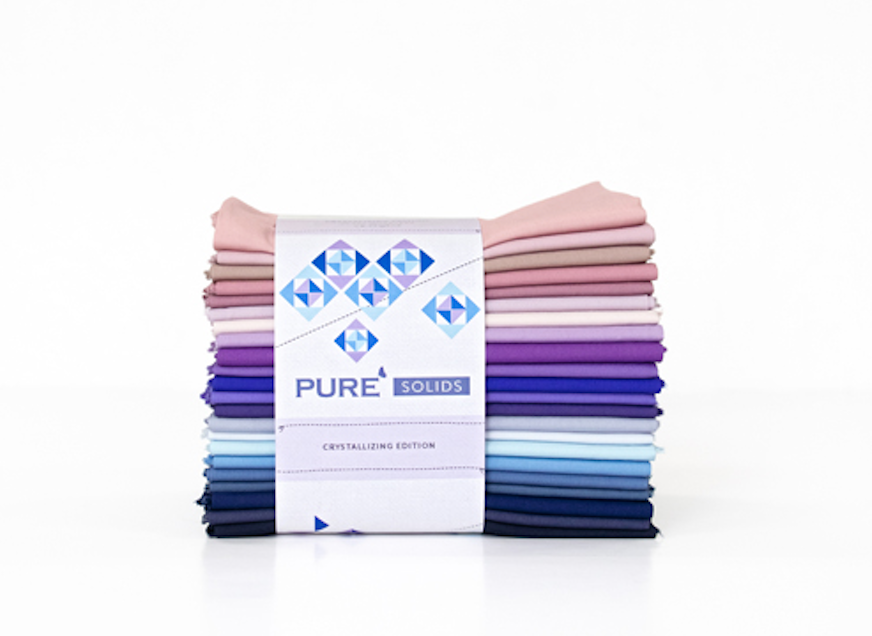 PURE Solids | Crystallizing Edition Fat Quarters | 22 Count
