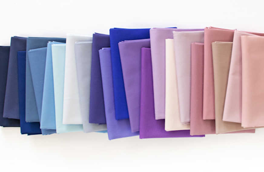 PURE Solids | Crystallizing Edition Fat Quarters | 22 Count