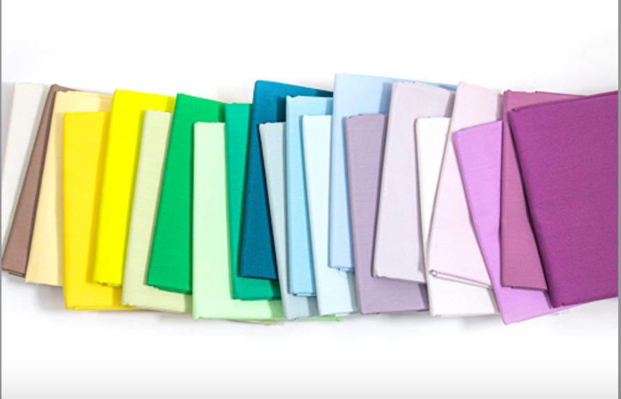 PURE Solids | Iridescent Edition Fat Quarters | 21 Count