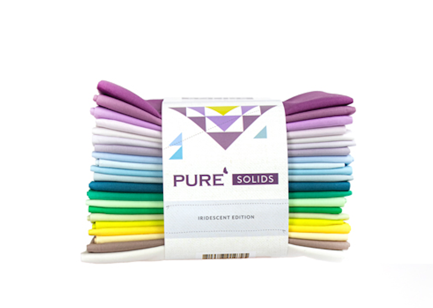 PURE Solids | Iridescent Edition Fat Quarters | 21 Count