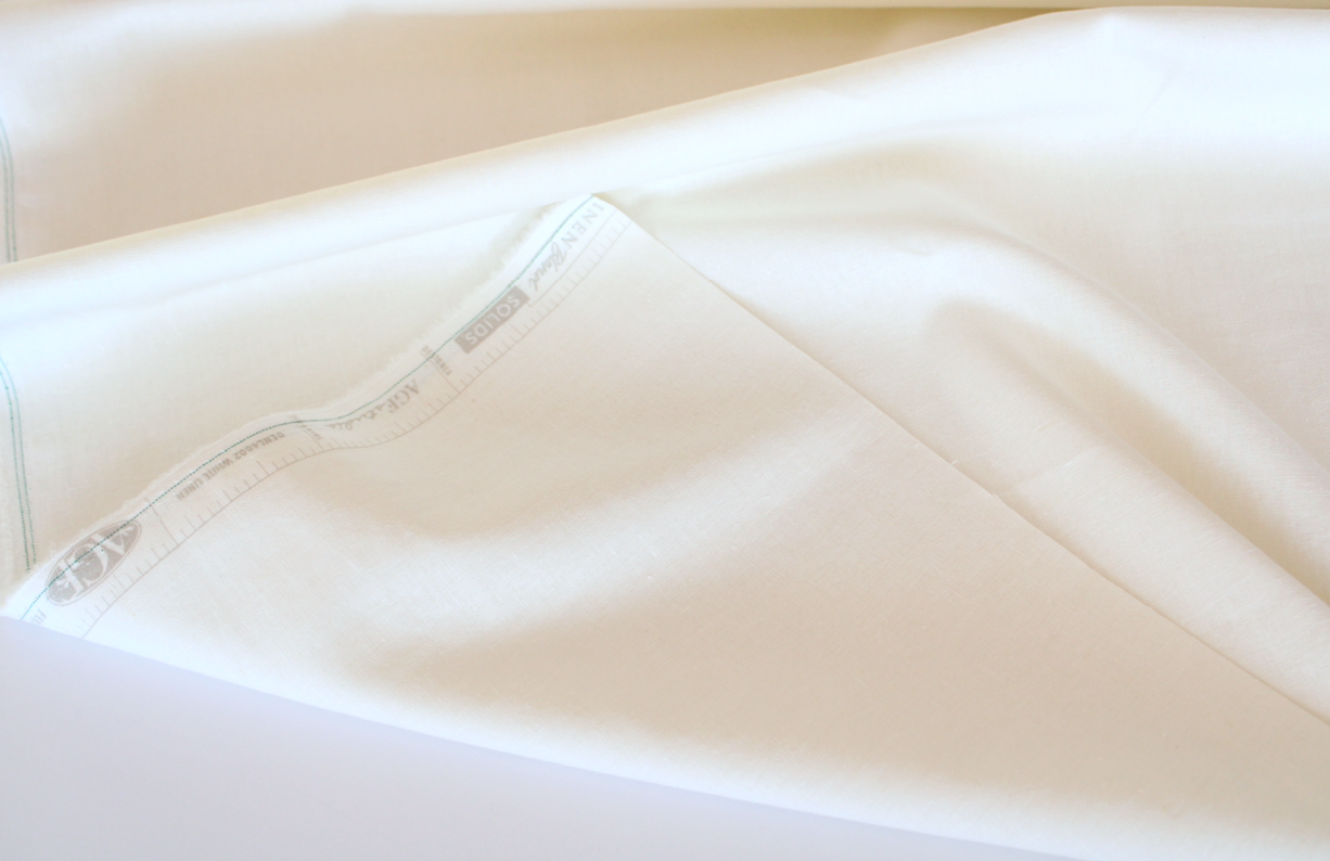 Linen Blend | White Linen