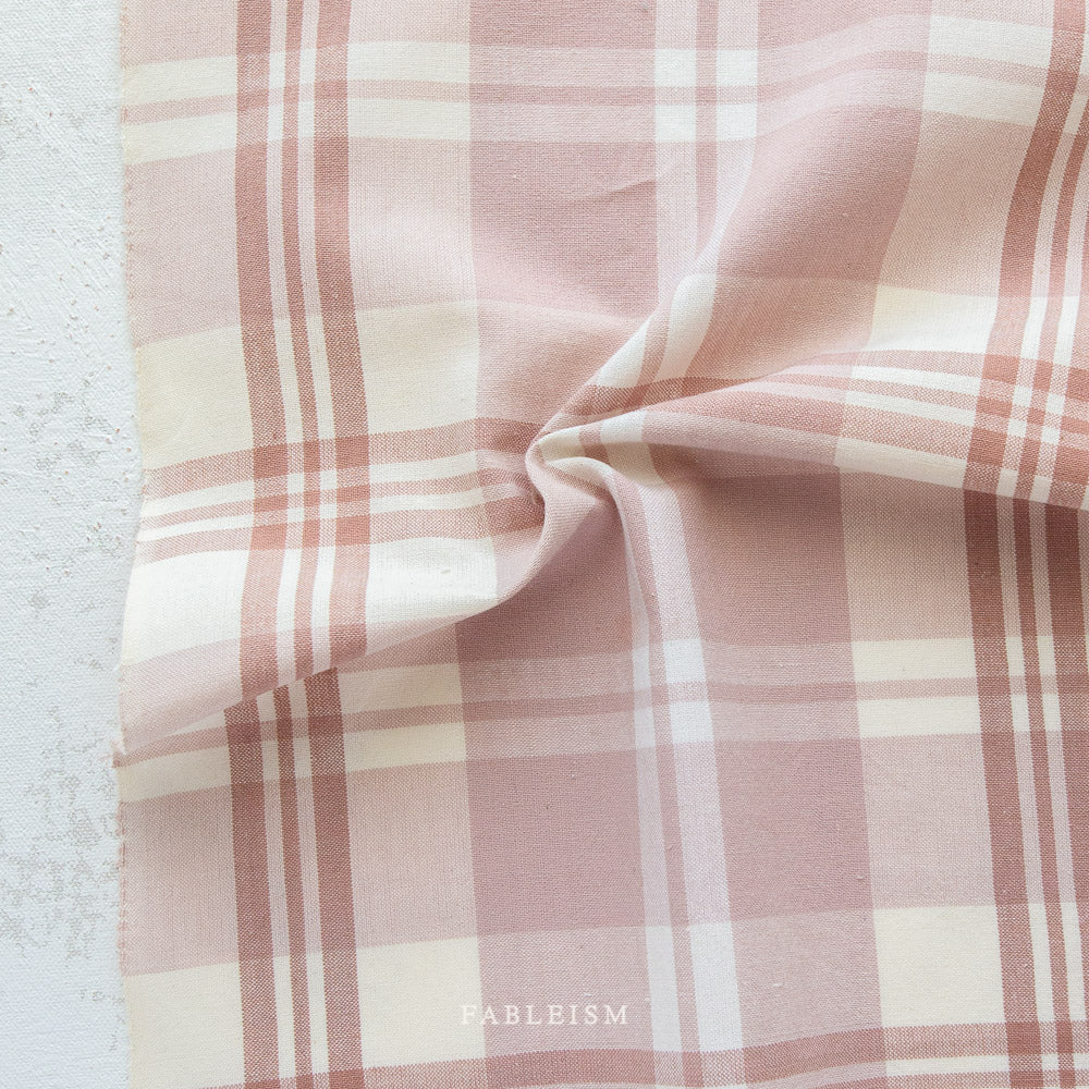 Arcade Plaid Woven | Soft Rose