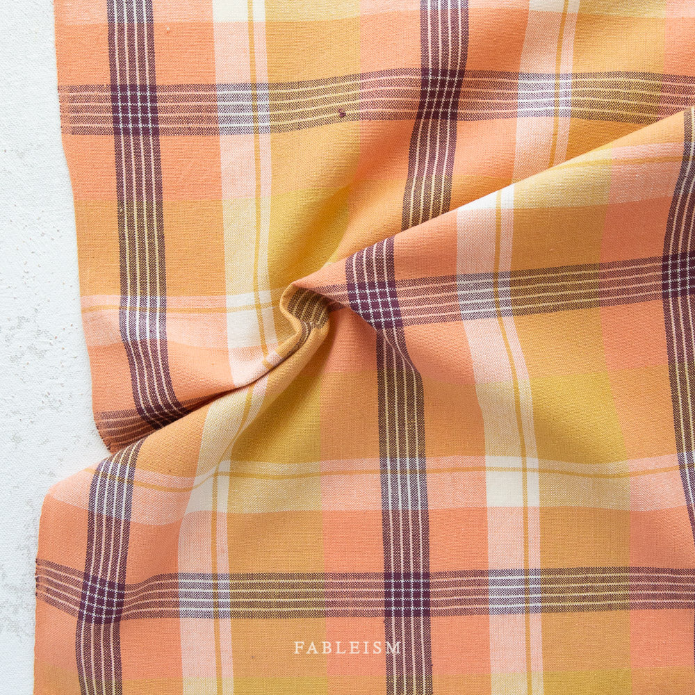 Arcade Plaid Woven | Apricot