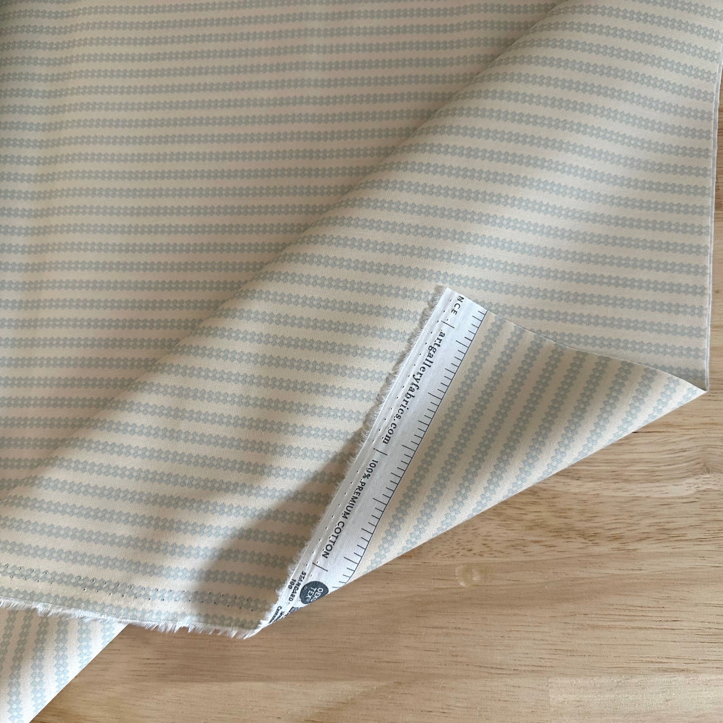 3 Yards | Duval | Diamond Stripe Glacier