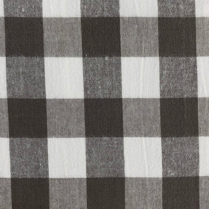 Brushed Cotton | Aunt Polly Gingham in Gray Small
