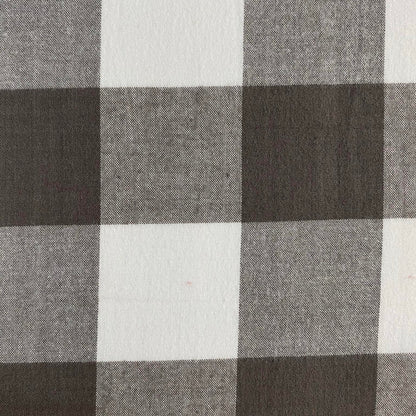 Brushed Cotton | Aunt Polly Gingham in Gray Large