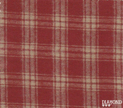Brushed Cotton | Plaid in Barn Red