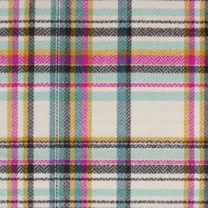 Highlands Flannel | Sketch Plaid Tealberry