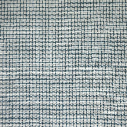 Mini Woven Details | Mini Grid in Chambray Blue