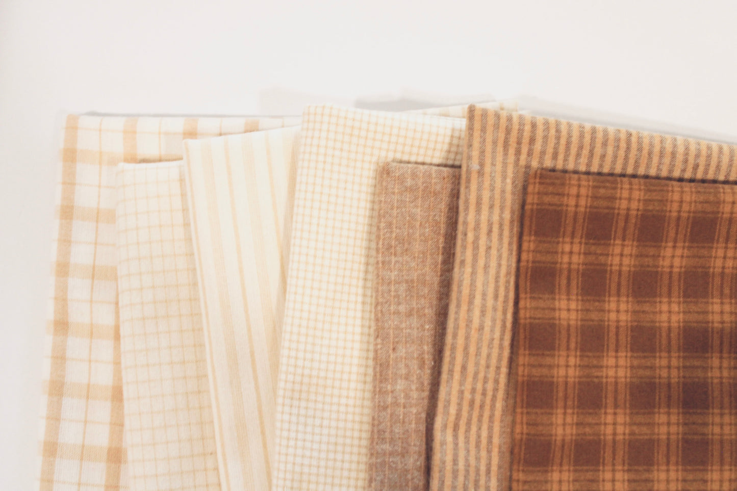 Brushed Cotton | Plaid in Maple Syrup