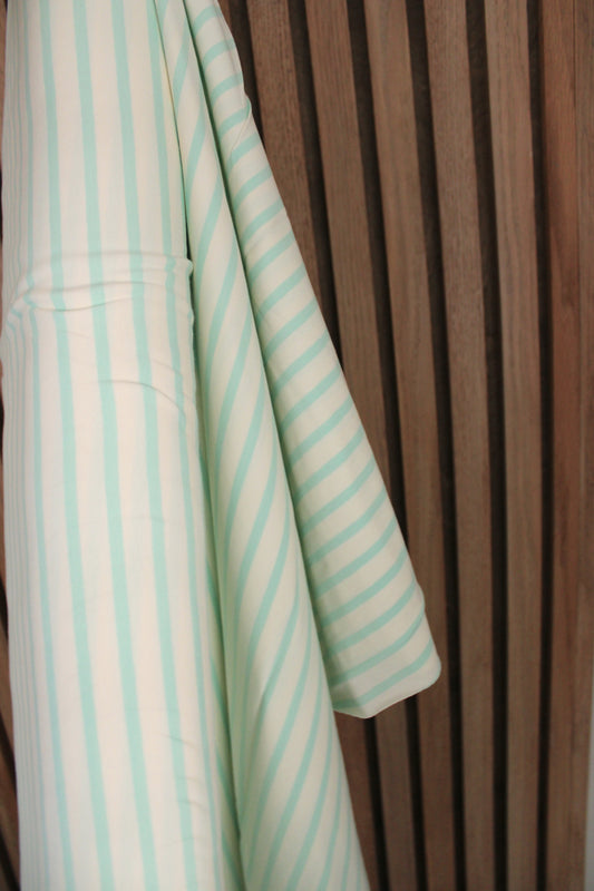 Knits | Striped Apart Mint | Wide Back