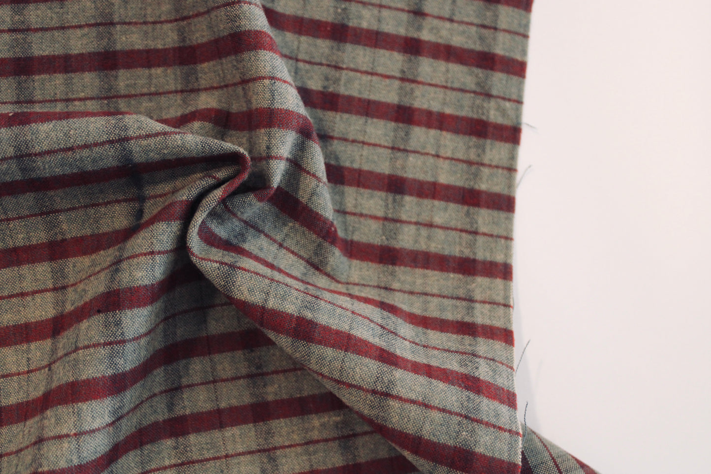 Brushed Cotton | Madras Plaid in Denim