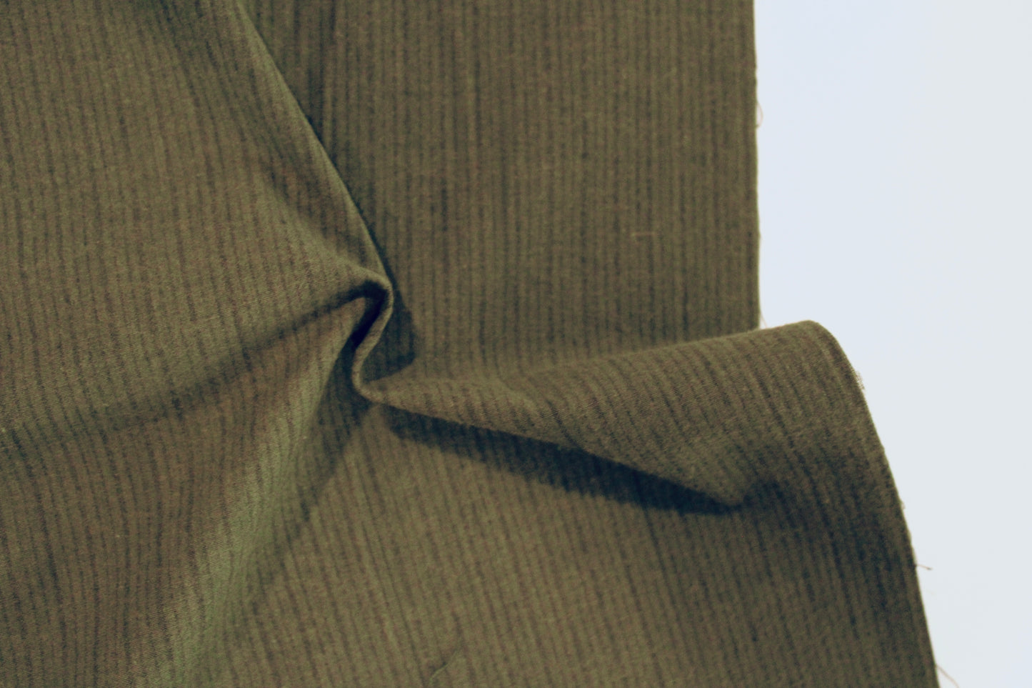 Brushed Cotton | Mini Stripes in Meadow