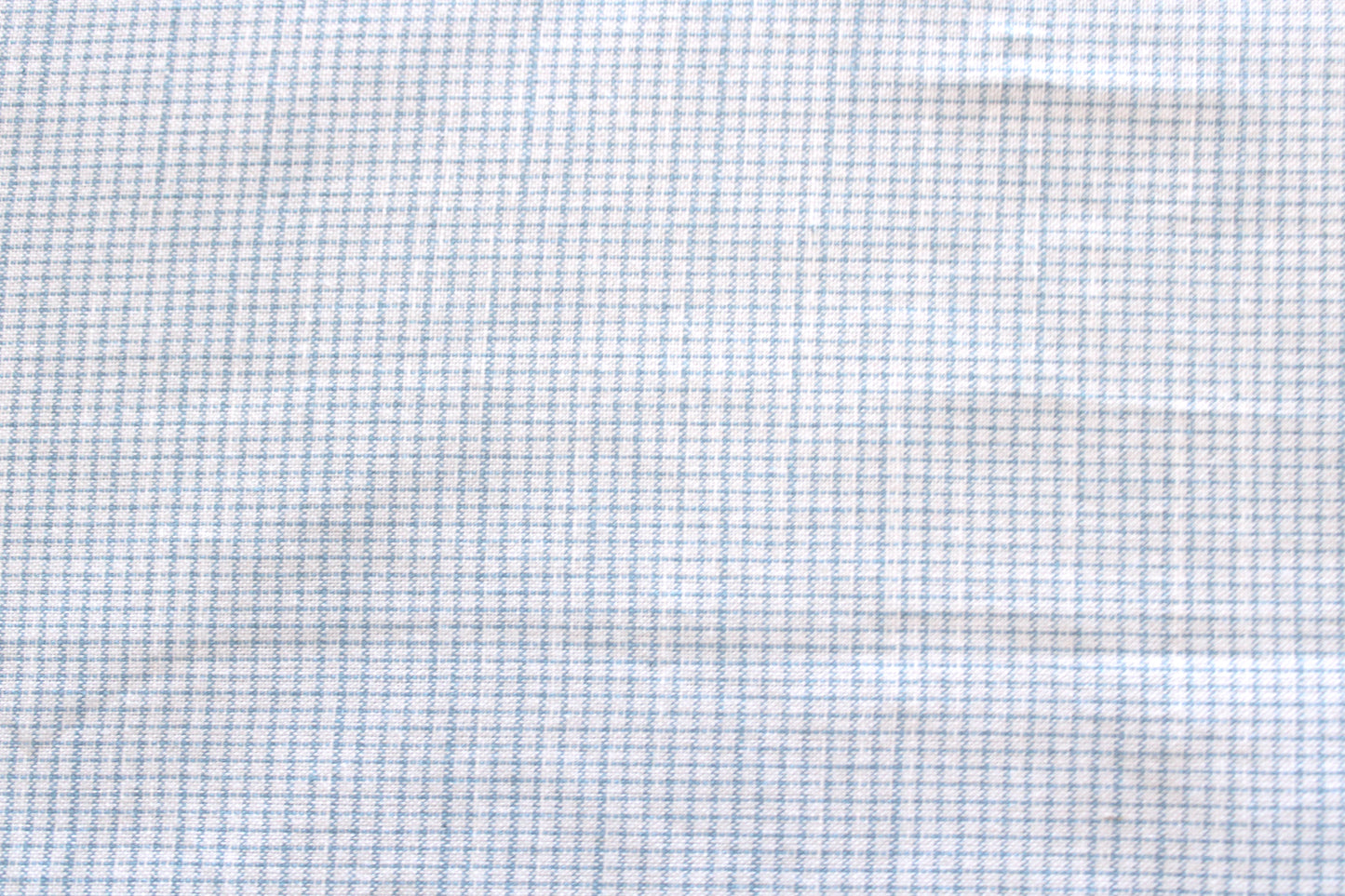 Mini Woven Details | Mini Grid in Chambray Blue