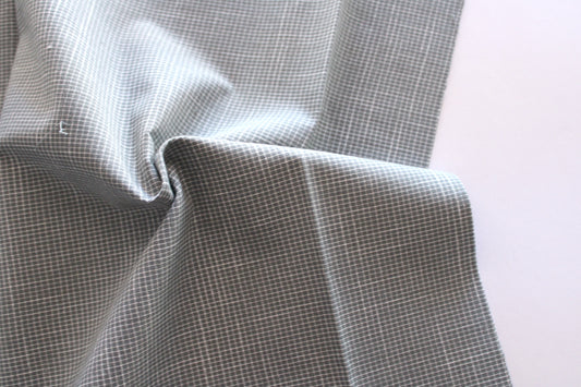 Mini Woven Details | Mini Check in Juniper Ash