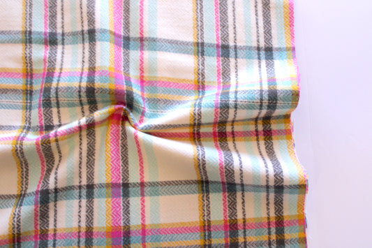 Highlands Flannel | Sketch Plaid Tealberry