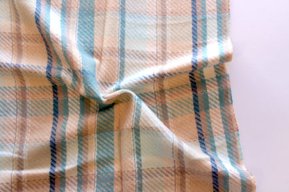 Highlands Flannel | Royal Plaid Horizon