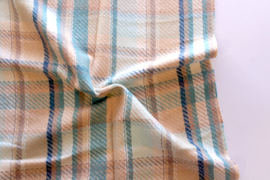 Highlands Flannel | Royal Plaid Horizon