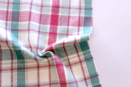 Highlands Flannel | Chevron Plaid Eucalyptus
