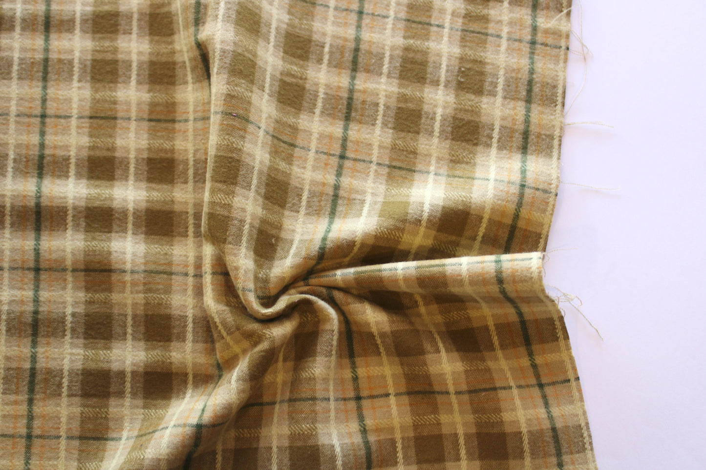 Highlands Flannel | Check Plaid Olive Jam