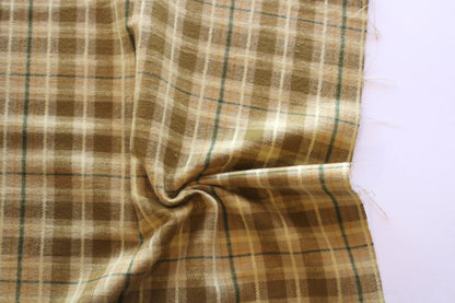 Highlands Flannel | Check Plaid Olive Jam