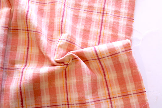 Highlands Flannel | Check Plaid Primrose