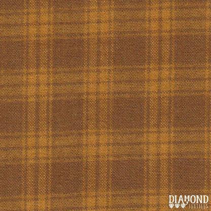 Brushed Cotton | Plaid in Maple Syrup