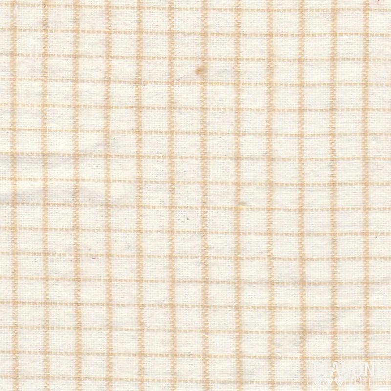 Brushed Cotton | Grid in Oatmeal