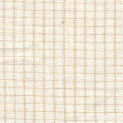 Brushed Cotton | Grid in Oatmeal