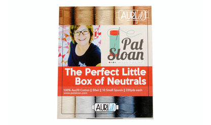 The Perfect Little Box of Neutrals by Pat Sloan | 50wt Cotton Small Spool