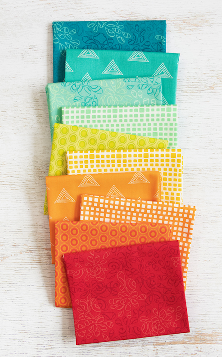 Elements | Summer | Blender Fat Quarter Bundle | 10 Count