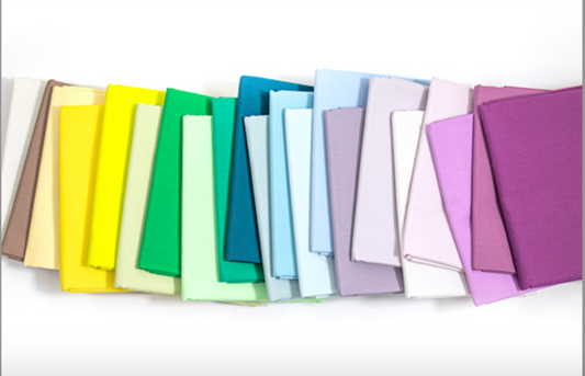 PURE Solids | Iridescent Edition Fat Quarters | 21 Count