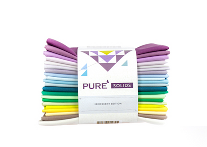 PURE Solids | Iridescent Edition Fat Quarters | 21 Count