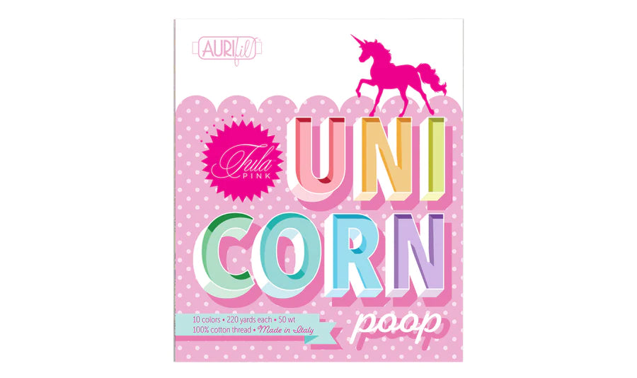 Unicorn Poop by Tula Pink | 50wt Cotton Small Spool