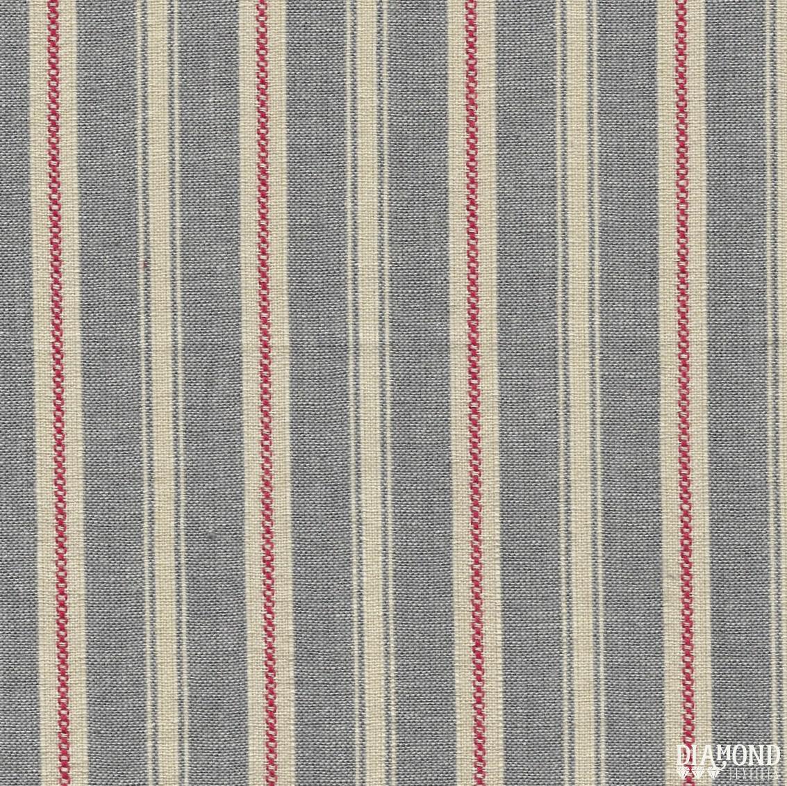 Americana Vintage Stripe | Faded Blue Red Dobby