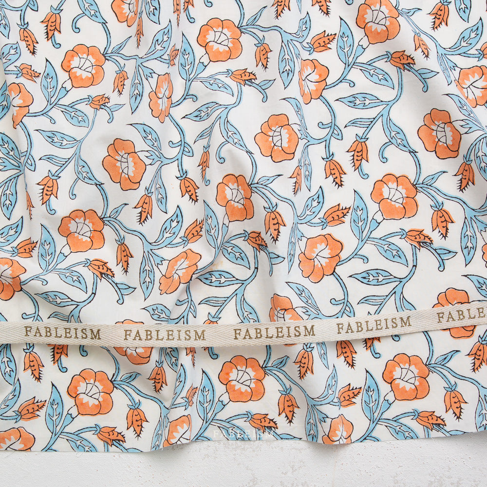Indian Block Prints | Cottage | Trumpet Vines in Winter