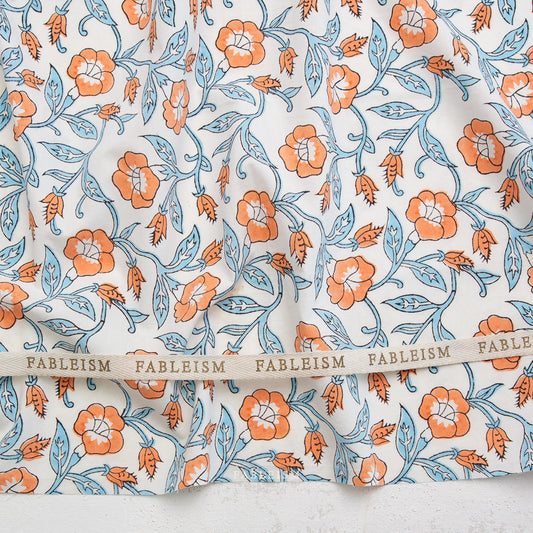 Indian Block Prints | Cottage | Trumpet Vines in Winter
