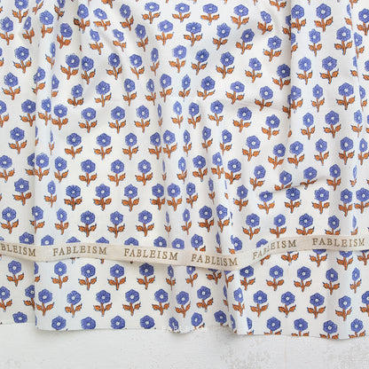 Indian Block Prints | Cottage | Flowerling in Violet