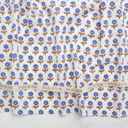 Indian Block Prints | Cottage | Flowerling in Violet