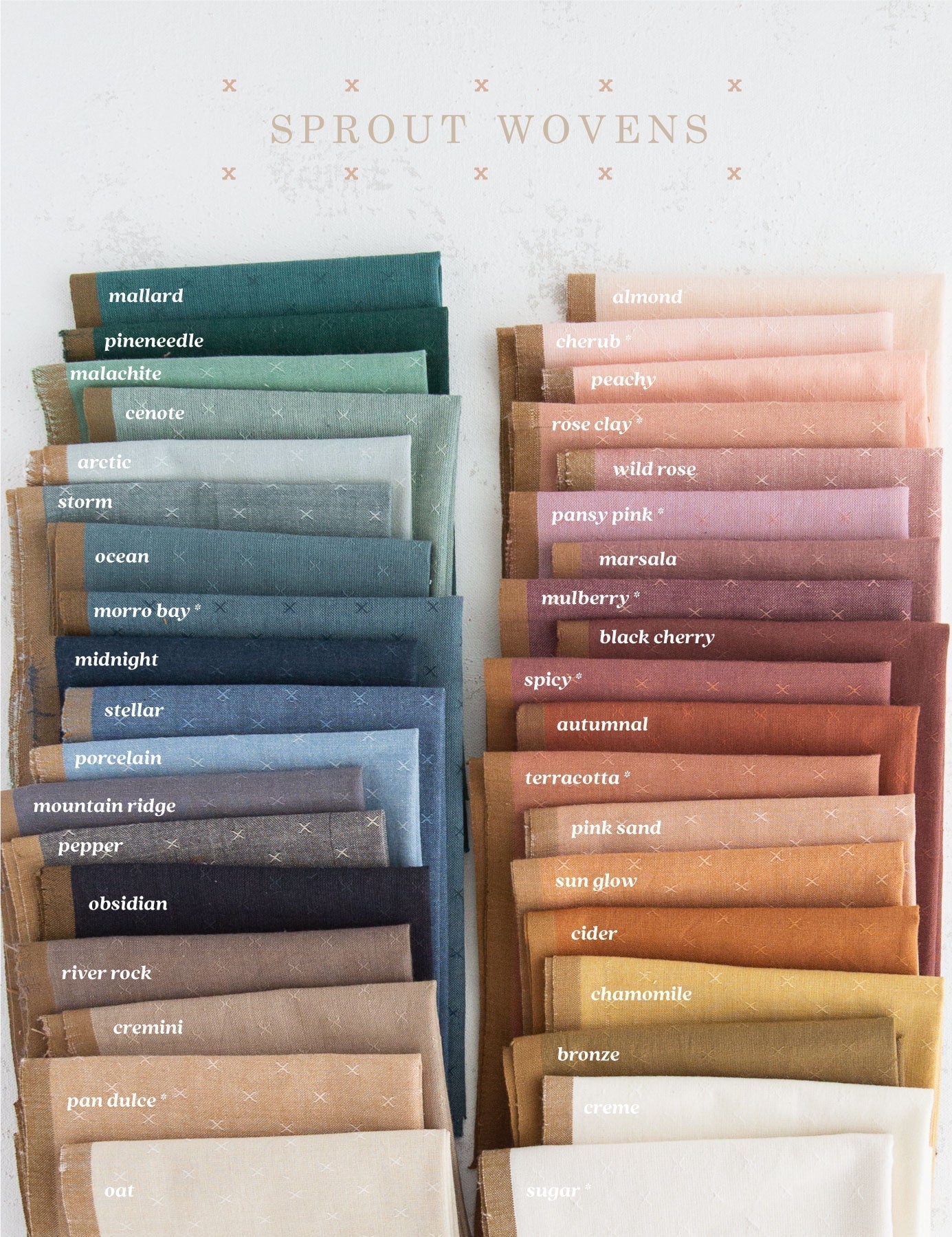 Sprout Woven | Pleasant | Fat Quarter Bundle | 11 Count